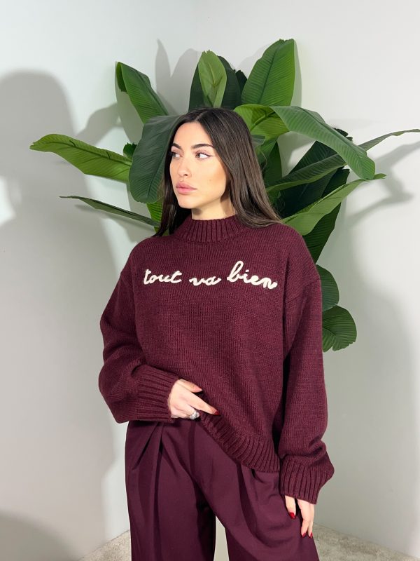 MAGLIONE TOUT VA BIEN BY LUMINA